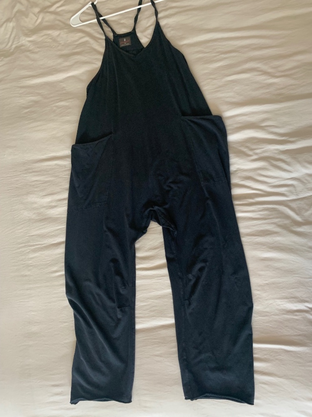 FP Movement Hot Shot Onesie Slouchy Drop Crotch Jumpsuit Overalls Black XS NWOT - Picture 2 of 3